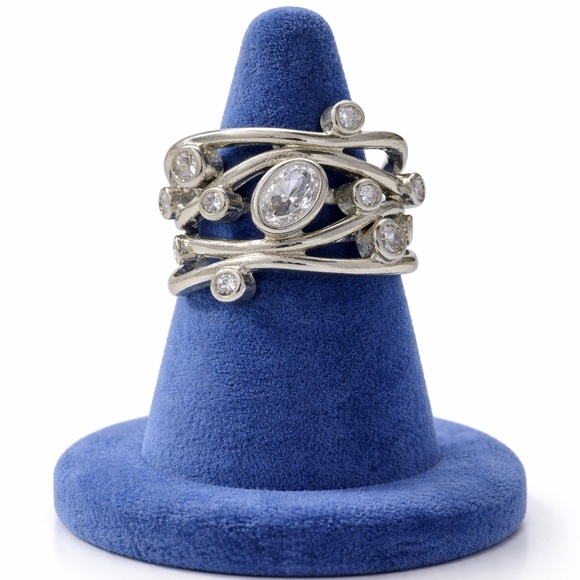 BRIDAL WEDDING  PROMISE RING - Picture 3 of 9